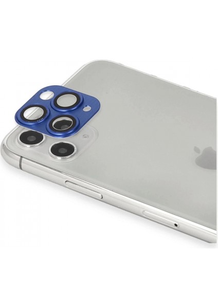 iPhone 11 Pro Max Pers Alüminyum Kamera Lens - Lacivert fiyatları
