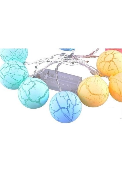 Buffer® Dekoratif Minik 10 Toplu Ledli Dekoratif Dolama Renkli LED