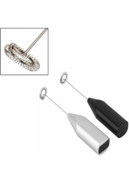 Buffer® El Çırpıcısı Pilli Mini Portatif Mutfak Mikseri Köpürtme Aleti