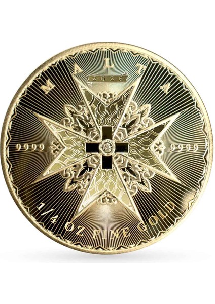 Agakulche Malta Haçı 1/4 Ons Altın Sikke Coin