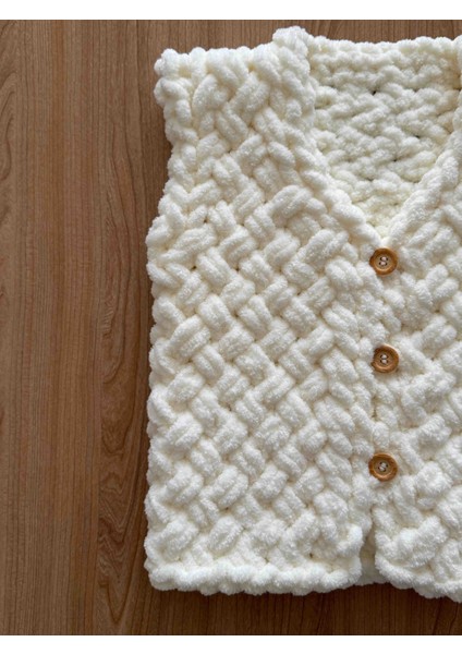 Puffy El Örgüsü Yelek modelleri