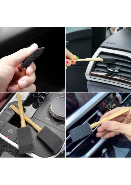 Buffer® 5'li Araba Havalandırma Temizleme Fırçaları Klima Çıkışları,toz Alma&otomobil Içi Detaylı Mini Temizlik Aparatları fırsatları