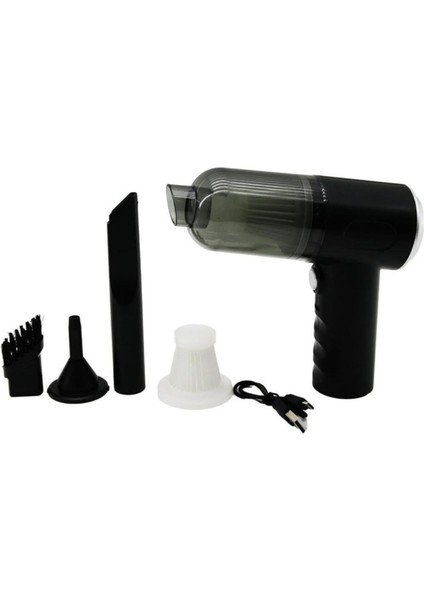 Buffer 3in1 Araç Içi Kablosuz Şarjlı Mini El Süpürgesi Vakum ve Üfleme