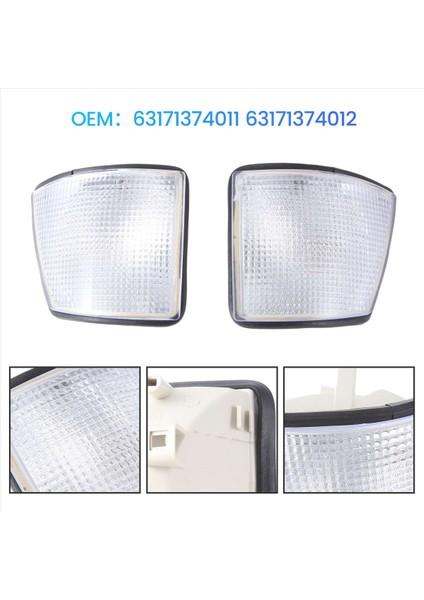 7 Serisi E32 1986-1994 Için Araç Köşe Lambası Dönüş Sinyali 63171374011 63171374012 (Yurt Dışından) fiyatları
