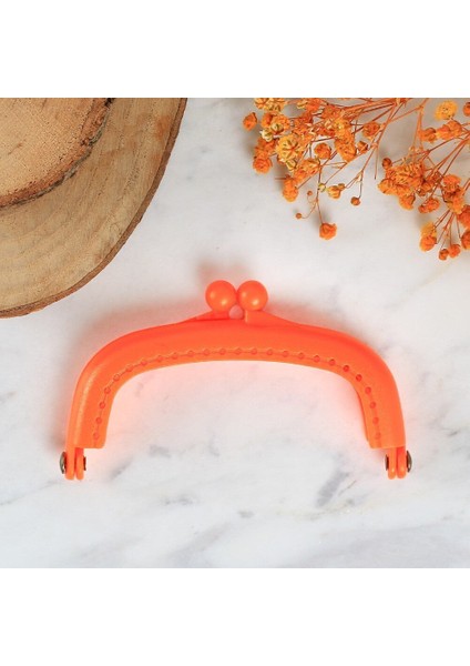 Loren Plastik Cüzdan Klipsi-Turuncu