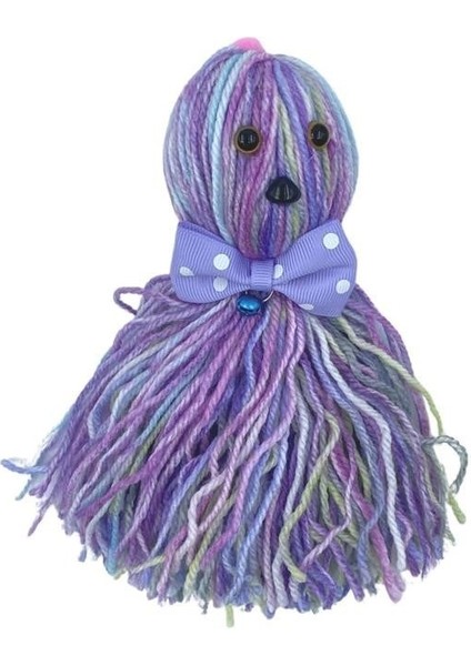 Buffer® Ahtapot Şekilli Zilli ve Ipli Rengarenk Püsküllü Sevimli Kedioyuncağı