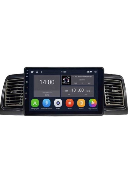 Toyota Corolla Sol 2002-2006 Uyumlu 9 Inç 4gb Ram 64GB Hafıza QLED Ekran Multimedya Android Teyp fiyatları