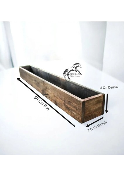 Ahşap Saksı Çiçek ve Sukulent Kaktüs Saksısı Ince Uzun Saksı fiyatları