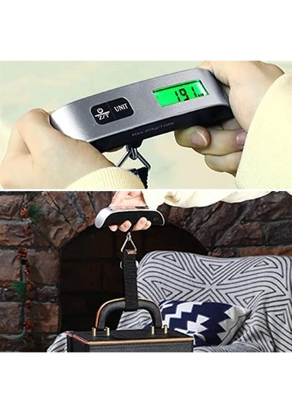 Buffer® Dijital Ekranlı Valiz Kilo Ölçücü Hassas Valiz Tartısı
