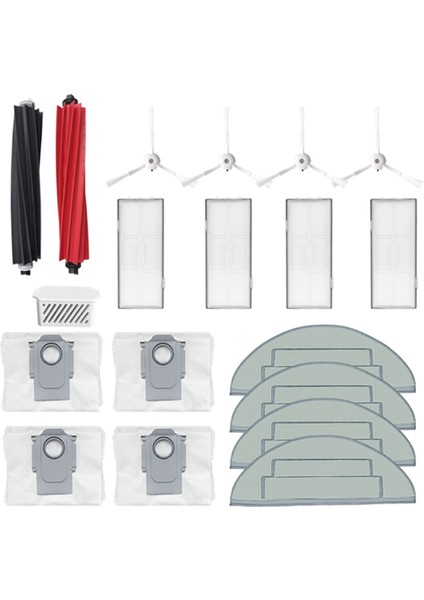 360 S8, S8 Plus Ana Yan Fırça Filtresi Mop Bezi Için (Yurt Dışından) fiyatları