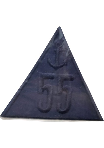 Aplike Ütü Ile Yapışan Üçgen Çapa 55 Arma 5x4 cm