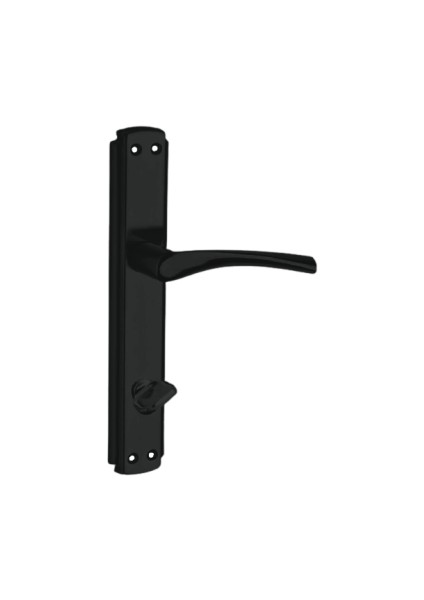 Bravo Kol Aynalı Siyah Wc Kapı Kolu