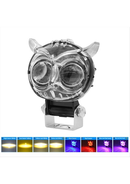 LED Lens Spot Işığı Renkli Işık Yardımcı Sis Lambası Çift Lensli Spot Işıkları Kamyon, Araba, Atv, Suv, Tekne, Traktör (Yurt Dışından) modelleri