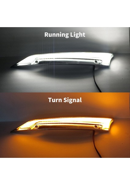 Yol Glide Modelleri Için Ön Cam Trim Işıkları, Ön Cam Kaplaması, LED Dönüş Sinyalleri, Sürüş Işığı - Gümüş ve Siyah (Yurt Dışından) indirimleri