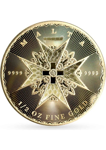 Agakulche Malta Haçı 1/2 Ons Altın Sikke Coin