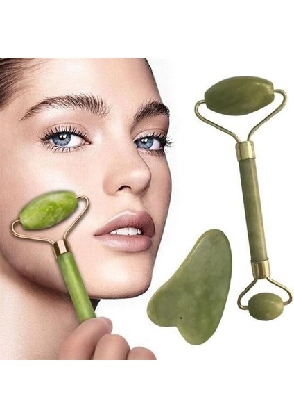 Buffer® Yeşim Taşı Çift Taraflı Cilt Masaj Aleti