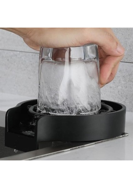 Buffer® Yüksek Basınçlı Otomatik Bardak Yıkama Aparatı Mutfak Lavaboları Için Hızlı Kupa Durulayıcı