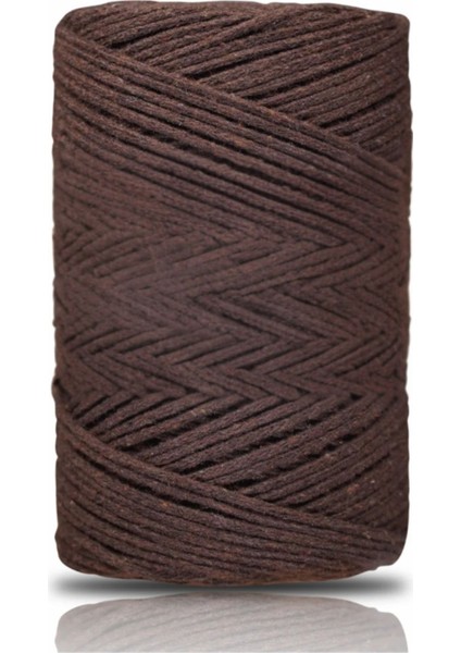 Pamuk Makrome 2 mm Kahverengi