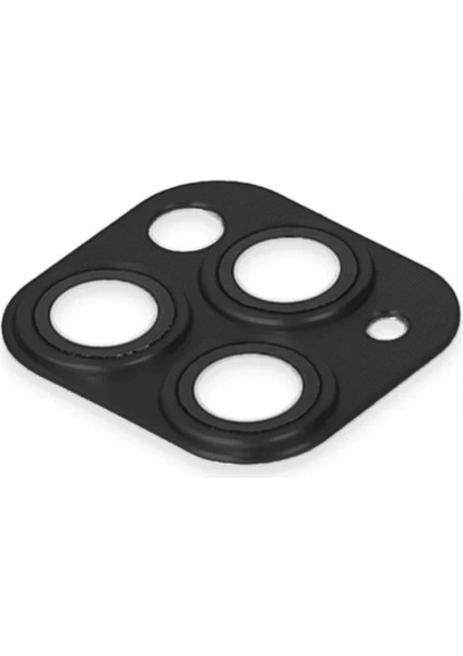 iPhone 11 Pro Max Pers Alüminyum Kamera Lens - Siyah fırsatları