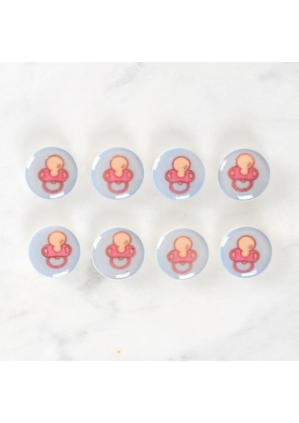 Loren Crafts 8'li Emzik Düğme - 1010 fiyatları