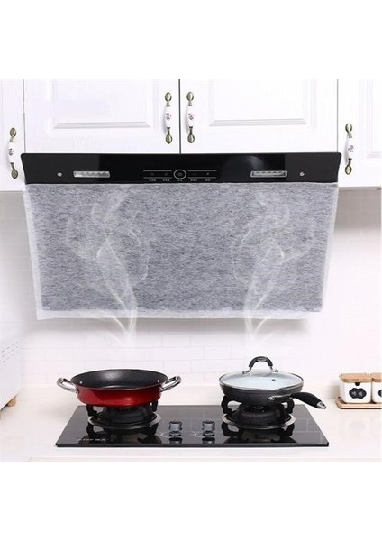 Buffer® 2li Yağ Emici Duman Önleyici Pratik Mutfak Davlumbaz Koruyucu Dayanıklı Yedek Filtre 45X90CM