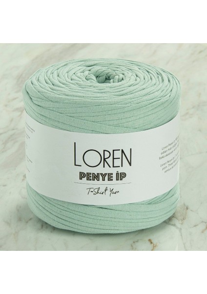 Loren Penye Kumaş El Örgü Ipi Açık Yeşil - 76 - 33496