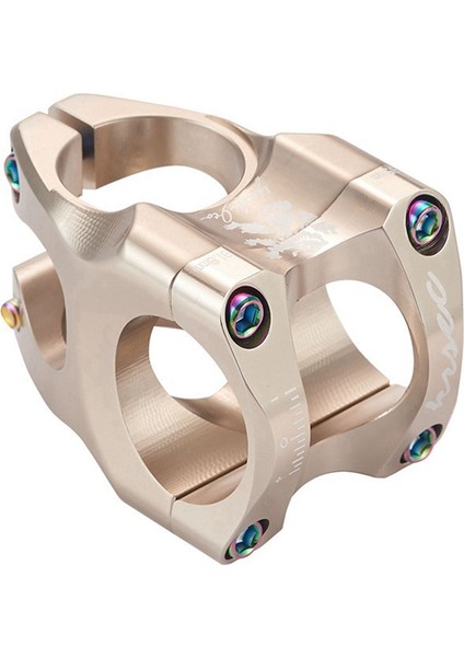 Krsec Mtb Bisiklet Gövdesi Cnc 35MM Gidona Monte Bisiklet Ultra Hafif, Titanyum Rengi (Yurt Dışından)