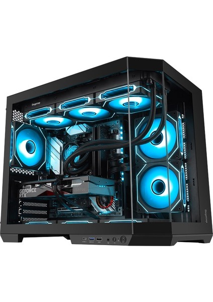 Lumi 3t Siyah 750W 80+ Bronze Pcıe 5.1 Midi Tower Kasa (6xargb Fan) fiyatları