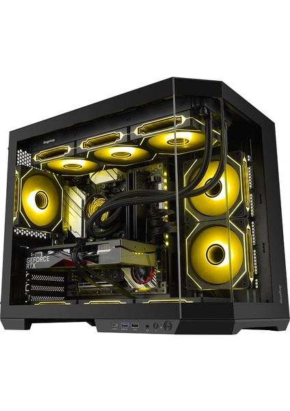 Lumi 3t Siyah 750W 80+ Bronze Pcıe 5.1 Midi Tower Kasa (6xargb Fan) fırsatları