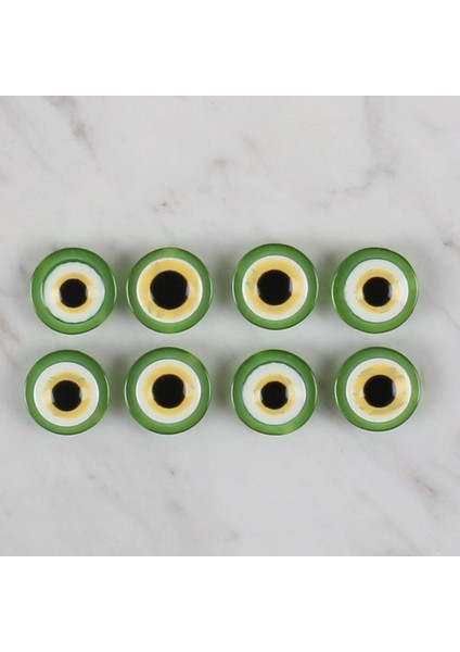 Loren Crafts Yeşil 8 Li Nazar Boncuğu Düğme - 164 fiyatları
