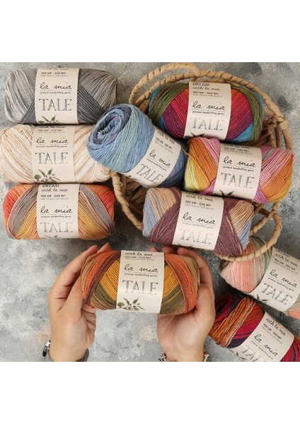 La Mia Tale Ebruli El Örgü Ipi - LM026 indirimleri
