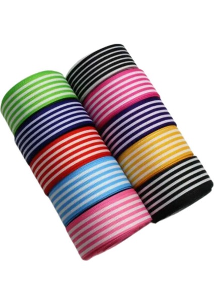 Tafta Çizgi Desen Kurdele 25 mm Pudra 10 Metre fiyatları