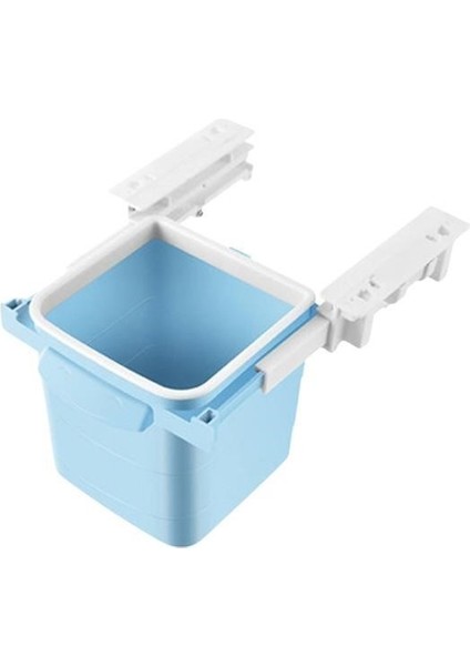 Buffer® Mini Masa Çöp Kovası Plastik Tezgah Altı Geri Çekilebilir Yapışkanlı Görünmez Bölme Pratik