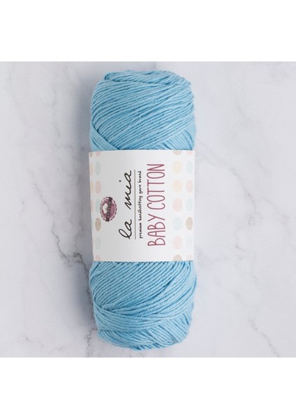 La Mia Baby Cotton Mavi El Örgü Ipi - L041 - 33640