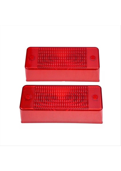 S130 S150 S160 S175 S185 S205 S220 S250 S300 S330 Için 2 Adet Kırmızı Arka Lamba Camı 6672276 (Yurt Dışından)