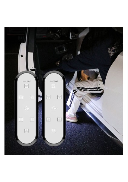 Araba Kapısı Aydınlatmaları LED Karşılama Işığı Manyetik Kontrol USB Şarj Otomatik Açılır Kasa Acil Durum Uyarı Sinyal Lambası (Yurt Dışından) fiyatları