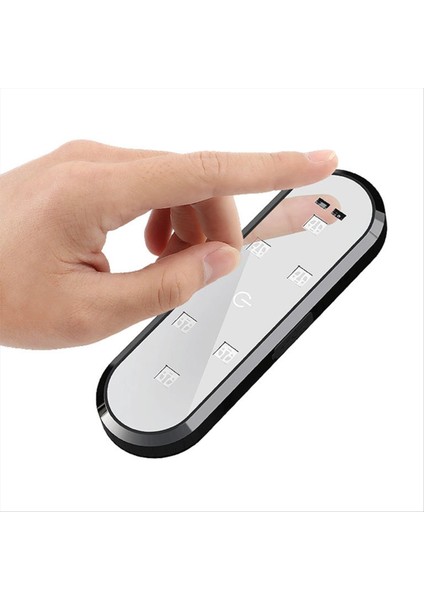 Araba Kapısı Aydınlatmaları LED Karşılama Işığı Manyetik Kontrol USB Şarj Otomatik Açılır Kasa Acil Durum Uyarı Sinyal Lambası (Yurt Dışından) fırsatları