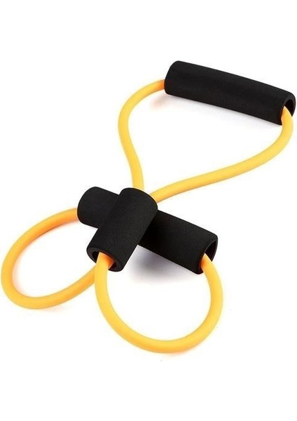 Buffer® 8 Şeklinde Direnç Bandı Yoga Plates ve Vücut Geliştirme Egzersiz Bandı