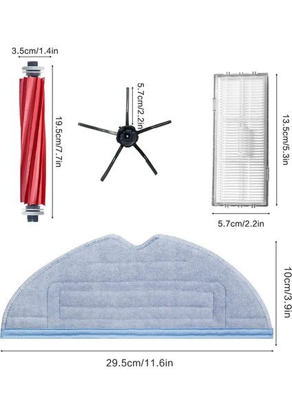 Roborock S7,s7 Plus,s7+,s7 Maxv,ana Fırça Filtreleri Için (Yurt Dışından) fırsatları