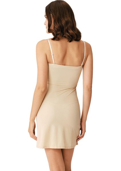 Mikropolyamid Kumaşlı Askıları Çıkabilen Straplez Kısa Elbise Altı Kombinezon fiyatları