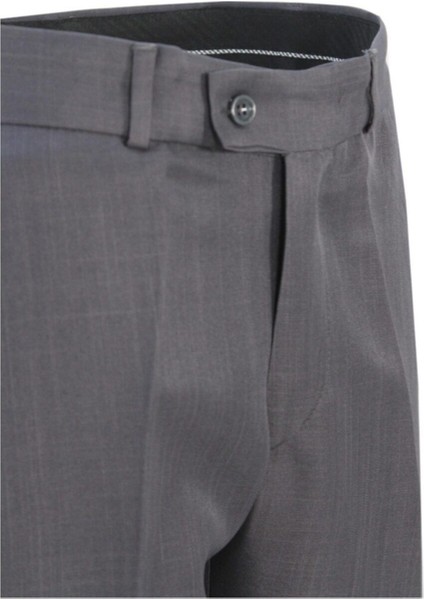 Erkek Gri Klasik Poliviskon Kumaş Pantolon fiyatları