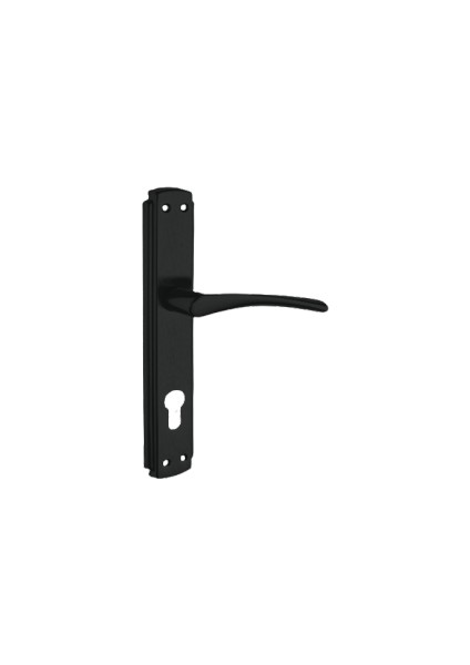 Bravo Kol Aynalı Siyah Yale Kapı Kolu