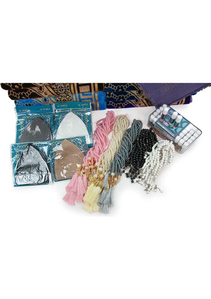 Hürrem 20 Kişilik Hac ve Umre Hediyelik Dodya Kadife Seccade Seti indirimleri