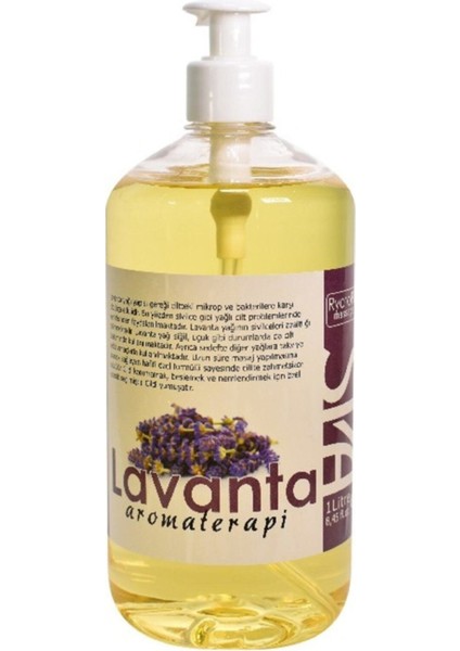 Lavanta Aromaterapi Masaj Yağı %100 Doğal 1 Lt. / Ryotopro Lavender Aromatherapy Massage Oil 100% Natural 1 Lt.