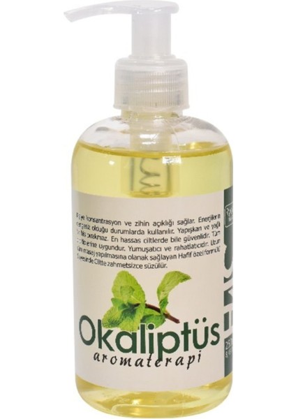 Okaliptüs Aromaterapi Masaj Yağı %100 Doğal 250 Ml. / Ryotopro Eucalyptus Aromatherapy Massage Oil 100% Natural 250 Ml.
