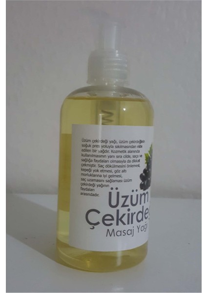 Üzüm Çekirdeği Aromaterapi Masaj Yağı %100 Doğal 250 Ml. / Ryotopro Grape Seed Aromatherapy Massage Oil 100% Natural 250 Ml.