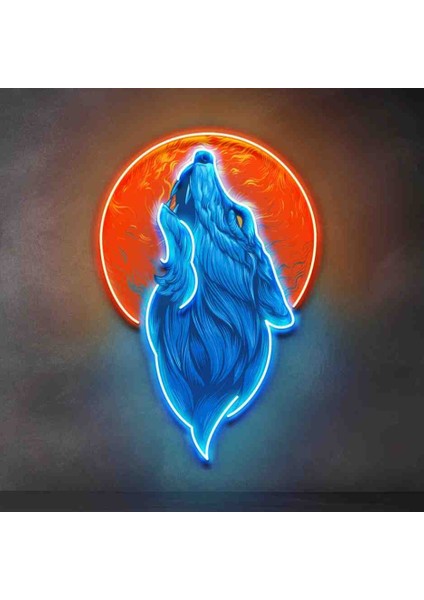 Neon LED Işıklı Pop Art Sanatsal Tablo