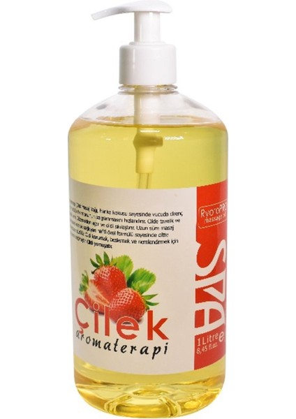 Çilek Aromaterapi Masaj Yağı %100 Doğal 1 Lt. / Ryotopro Strawberry Aromatherapy Massage Oil 100% Natural 1 Lt.