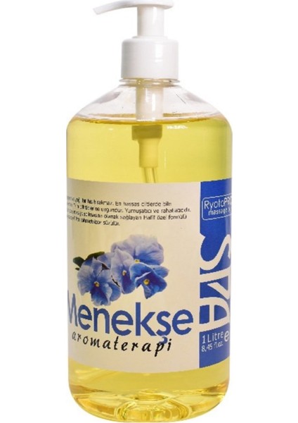 Menekşe Aromaterapi Masaj Yağı %100 Doğal 1 Lt. / Ryotopro Violet Aromatherapy Massage Oil 100% Natural 1 Lt.