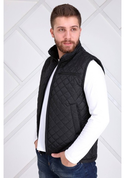 Erkek Siyah Kapitone Yelek fiyatları